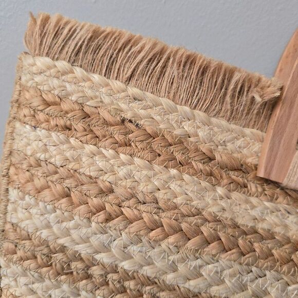 Antik Kraft Amelia Striped Jute Tote Anthropologie - Picture 3 of 8